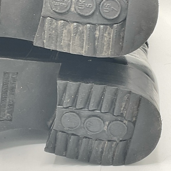 “PERTTI PALMROTH” Black Patent Ankle Boots Made In Finland. - Picture 8 of 16